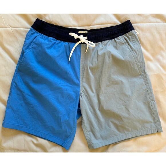 NWT J. Crew Colorblock Swim Trunks Size M (swim preppy classic vacation) - Picture 1 of 4